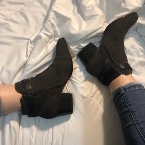 Coach ankle booties